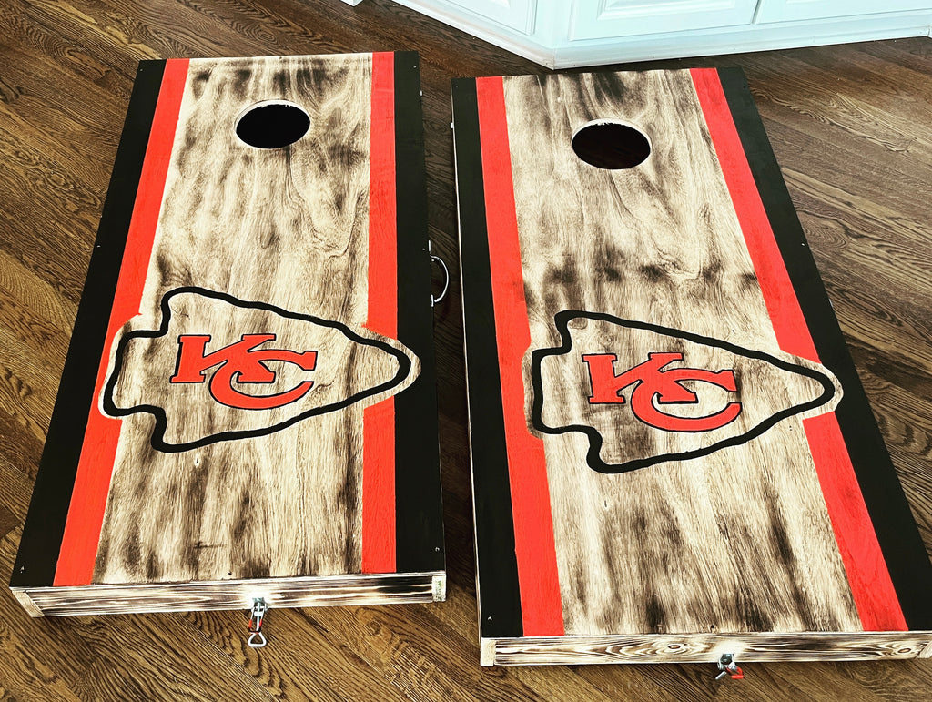 Chiefs Arrowhead Cornhole Set – TorchedKC