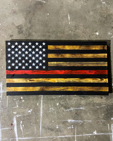 Thin Red Line American Flag